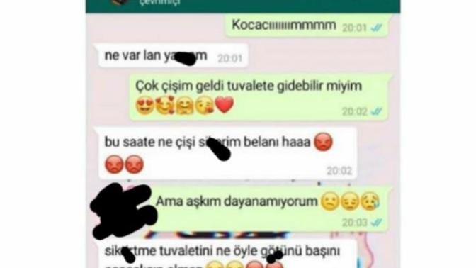 Kocam çok mu baskıcı sizce? Wp konuşmaları aşağıda👇👇👇👇?