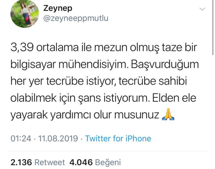 Nedir bu iş ararken beklenilen bu tecrübe manyaklığı?