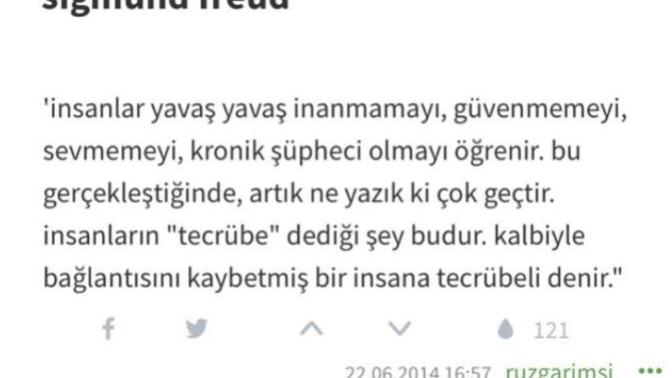 Kalbiyle bağlantısını kaybetmiş insana “tecrübeli” denir. Siz ikili ilişkilerinizde tecrübeli mi yoksa tecrübesiz birisi misiniz?