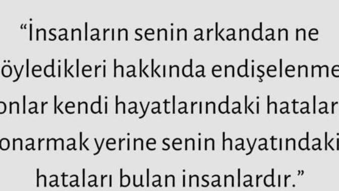 Kendi hayatlarını bırakıp başkalarının özelini ve yaptığı şeyleri takip eden kişiler hakkında ne düşünüyorsunuz?