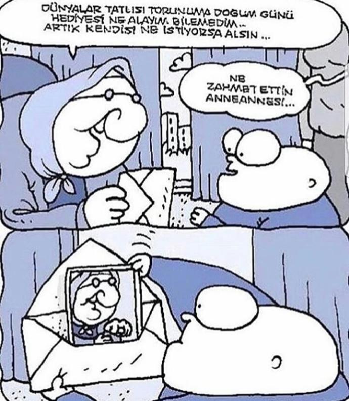 Geceye komik bir karikatür bırak sende olur mu😂?