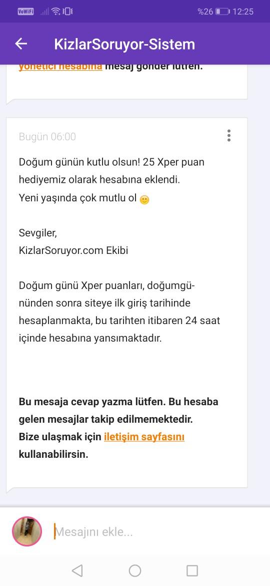 KS tarafından doğum gününüz kutlanıyor mu?