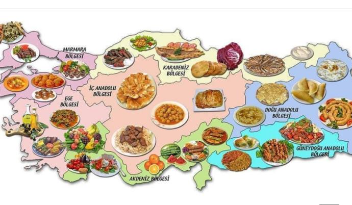 Bölgenizde hangi yemekler tatlılar meyveler sebzeler meşhur?