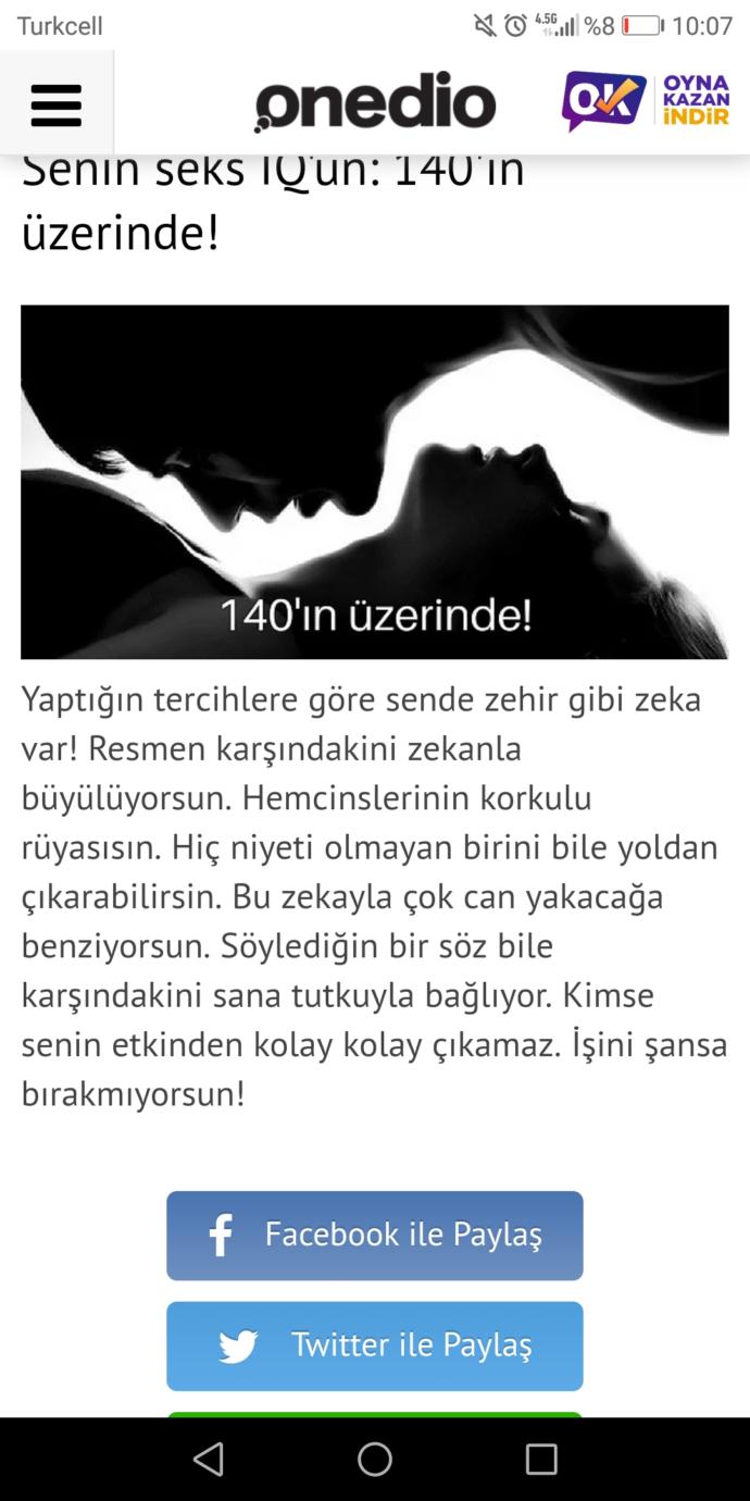Seks zekayı açar mı, zeki insanlar seksi daha mı çok seviyor?