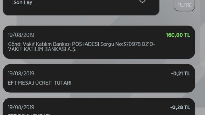 Ziraat mobilden ibana attım ama böyle oldu arkadaşlar nasıl aynı para tekrardan geldi? karşı taraf tekrar iade etmiş olabilir mi?