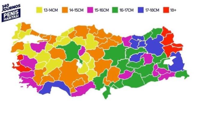 Şehirlere göre penis uzunluğu siz ne düşünüyorsunuz?