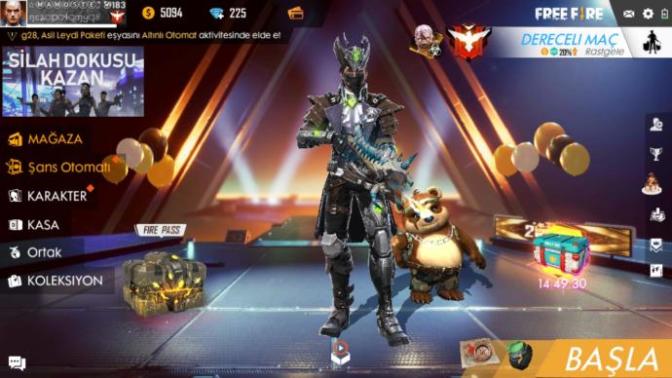 Free fire oynayan var mı?