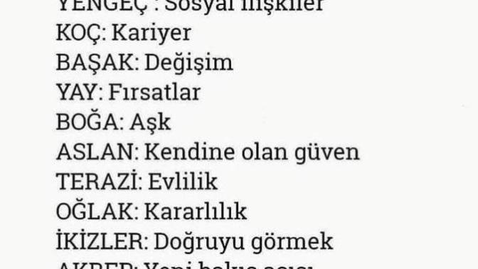 Burçların Şanslı olduğu konular nelermiş öğrenmek istermisniz?