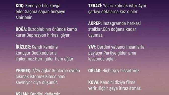 Depresyonda Burçlar ne yaparmış öğrenemk ister misiniz?
