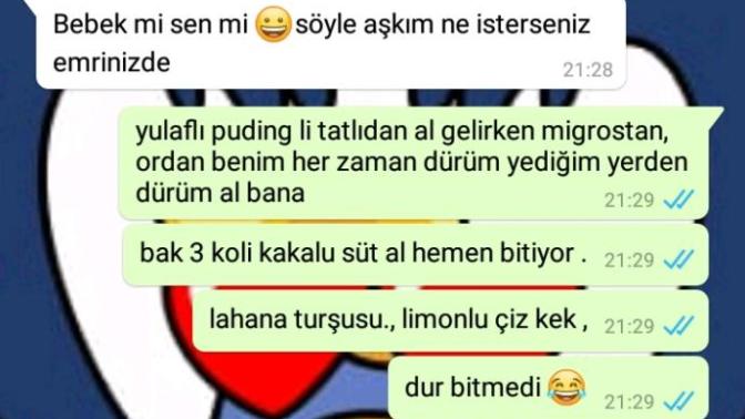 Kocam beni hamile bıraktığına pişman olmasa iyi 😆 Bu kadar aşermek normal mi?