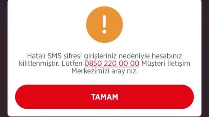 Ziraat Bankası internet bankacılığı hesap kilitlenmesi yaşadınız mı?