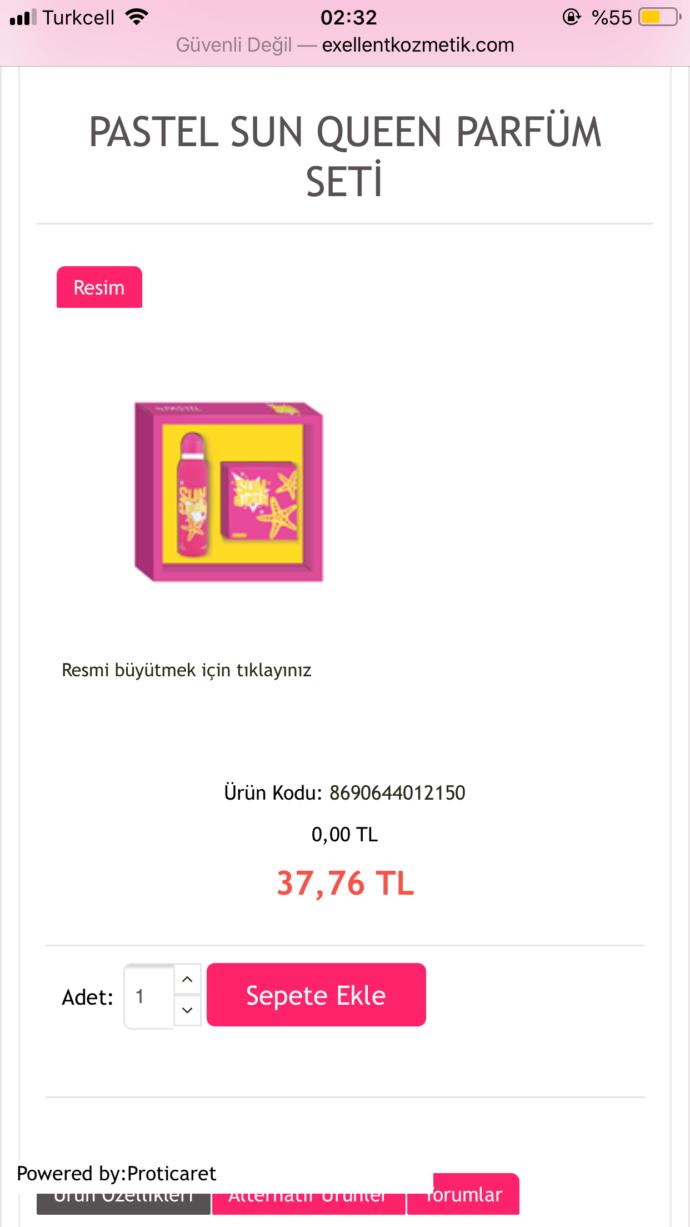 Her zaman kullandığım parfüm artık yok?