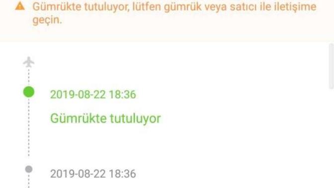 AliExpress gümrükte tutulan ürün nasıl alınır?