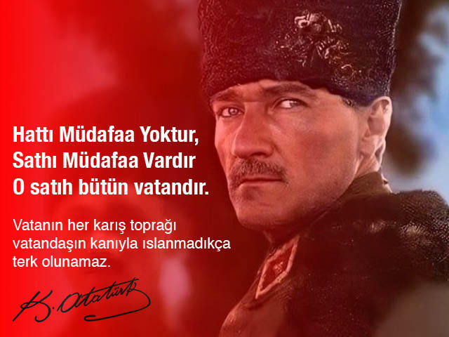 Hattı müdafaa yoktur, sathı müdafaa vardır ne demek?