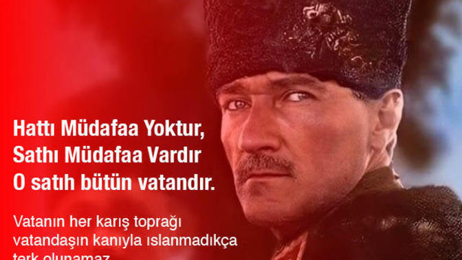 Hattı müdafaa yoktur, sathı müdafaa vardır ne demek?