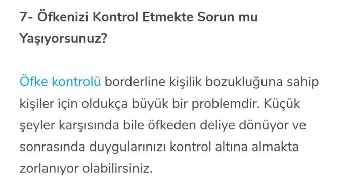 Borderline Kişilik Bozukluğu Hakkında Bilginiz var mı?