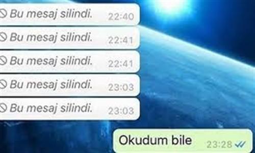 Mesaj atıp sonra sırf merakta bırakmak için kasten silen arkadaşlarınıza tepkiniz ne oluyor?