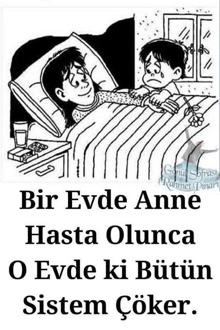 Anneniz hastalanınca sizin evde neler oluyor?
