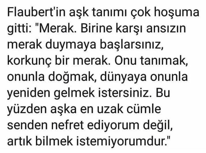 Aşk bir merak mıdır?