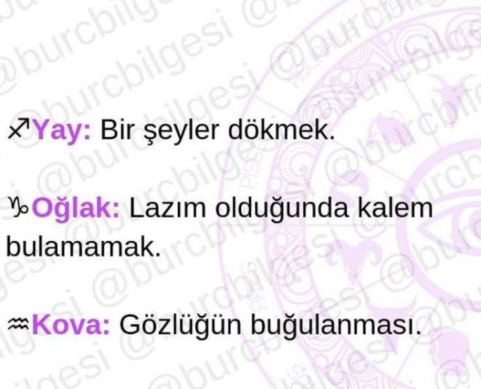 Burçlar Sinir bozucu şeyler olsaydı ne olurdu?