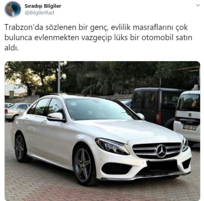 Sizce evlenmek mi, yoksa araba almak mı?