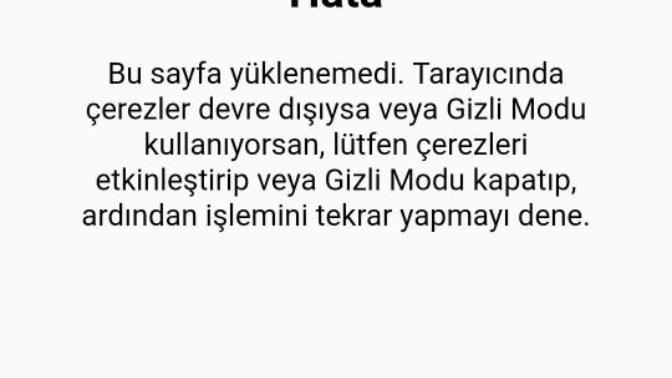 Instagrami dondurunca hata veriyor nasil dondurucam?