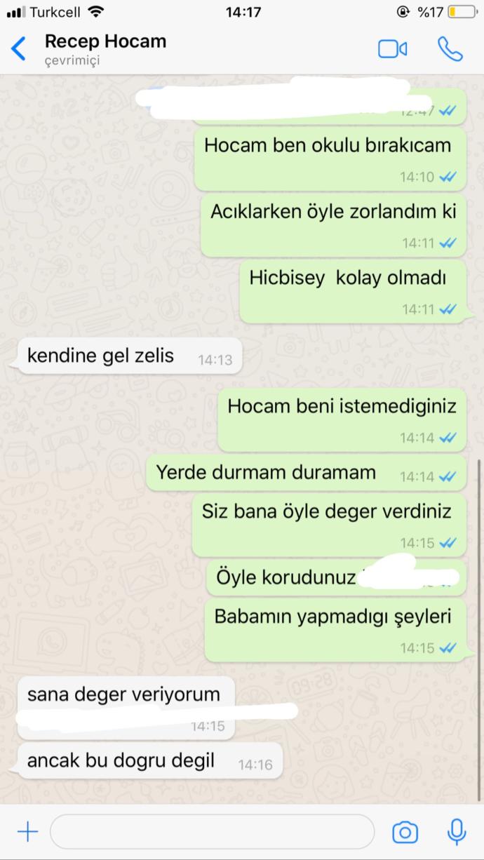 Üniversite hocama açıldım ve nasipte varsa oluruz dedi , ne demek bu?