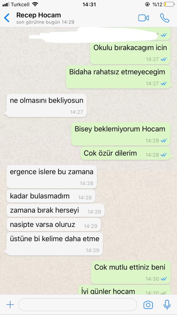 Üniversite hocama açıldım ve nasipte varsa oluruz dedi , ne demek bu?