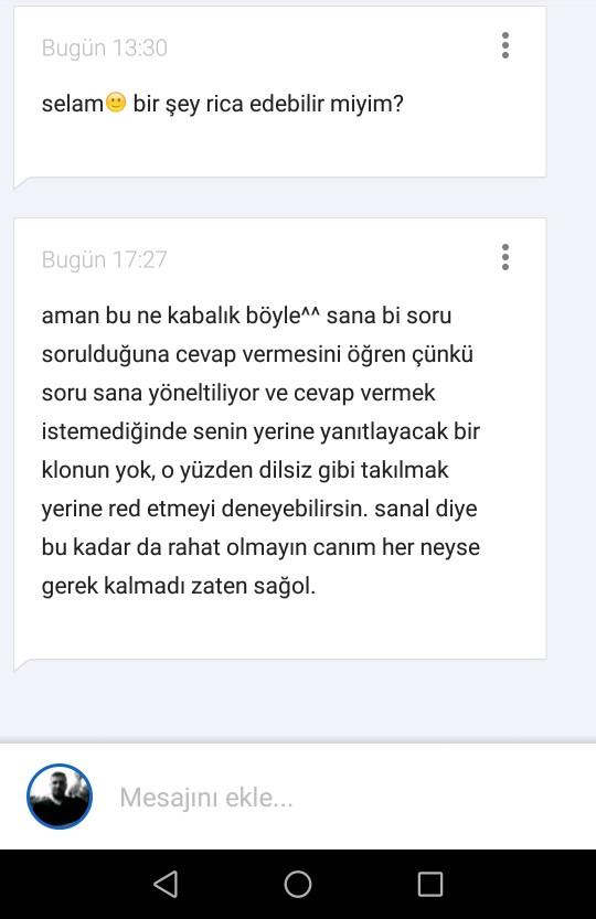 Sosyal medyada tanımadığımız insanlardan gelen mesajlara cevap vermemek kabalık mıdır?