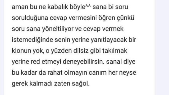 Sosyal medyada tanımadığımız insanlardan gelen mesajlara cevap vermemek kabalık mıdır?