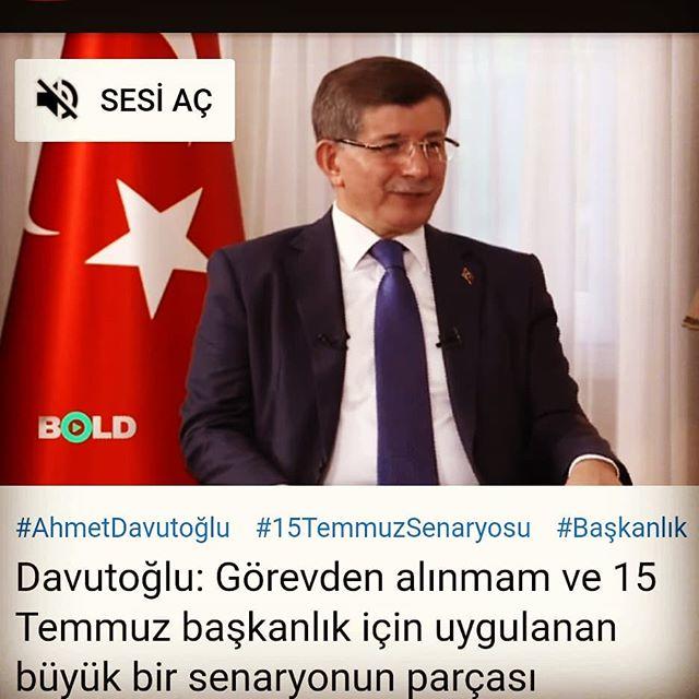 Ahmet Davutoğlu; 