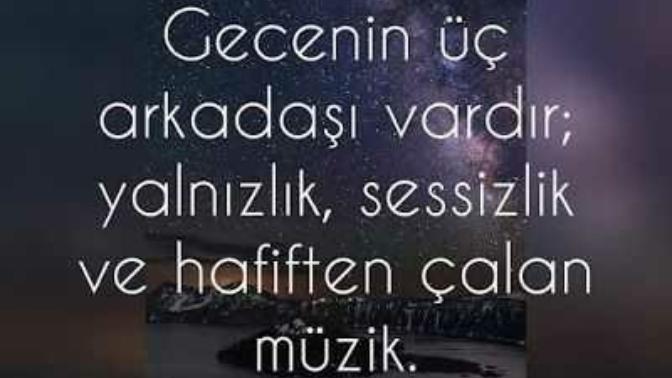 HADİ GECEYE BİR SÖZ BIRAK?