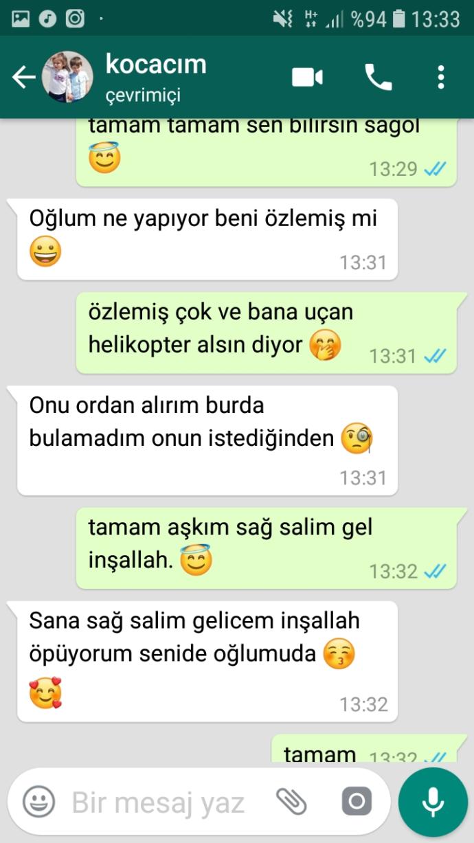 Kocam iş gezisine gitti?