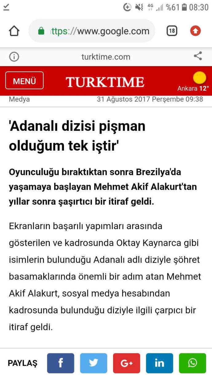 M. akif alakurt ne dedi?