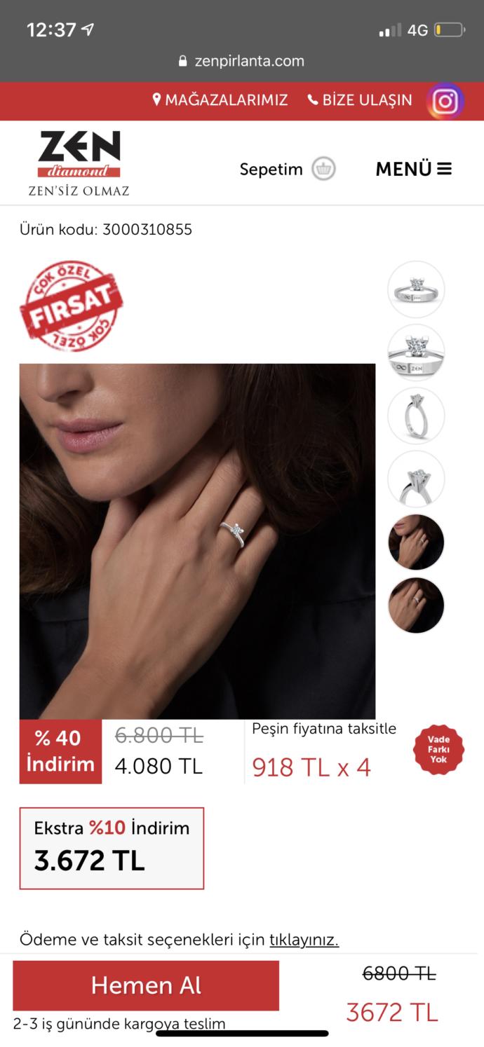 Evlilik teklifi için Baget pırlanta mı? Yoksa tek taş pırlanta mı? Fotolar ekte?