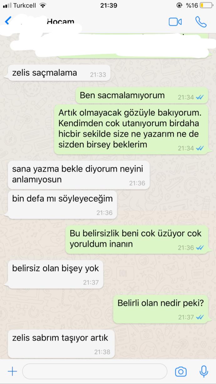 Üniversite hocama aşkımı ilan ettim, nasıl unuturum onu?