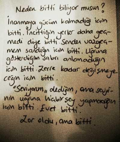 Bir insan bir ilişkide vazgeçme noktasına nasıl gelir, birisinden vazgeçtikten sonra bu vazgeçişten bir geri dönüş olur mu?