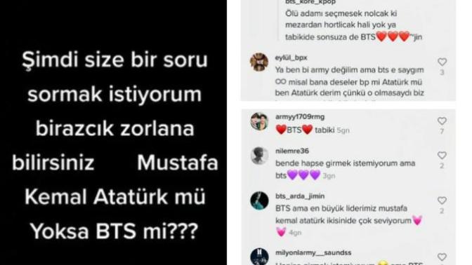 Bts mi Mustafa Kemal Atatürk mü?