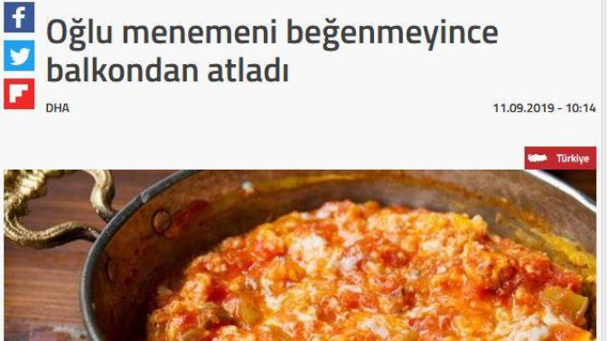 Yaptığınız yemek beğenilmezse ne tepsi verirsiniz?