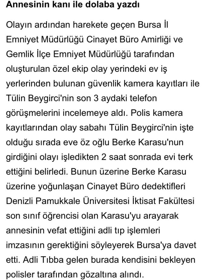 Müge Anlı’da katili aranan Tülin beygirci’nin katili üni öğrencisi oğlu Berke karasu çıktı, bir evlat annesine nasıl kıyar?