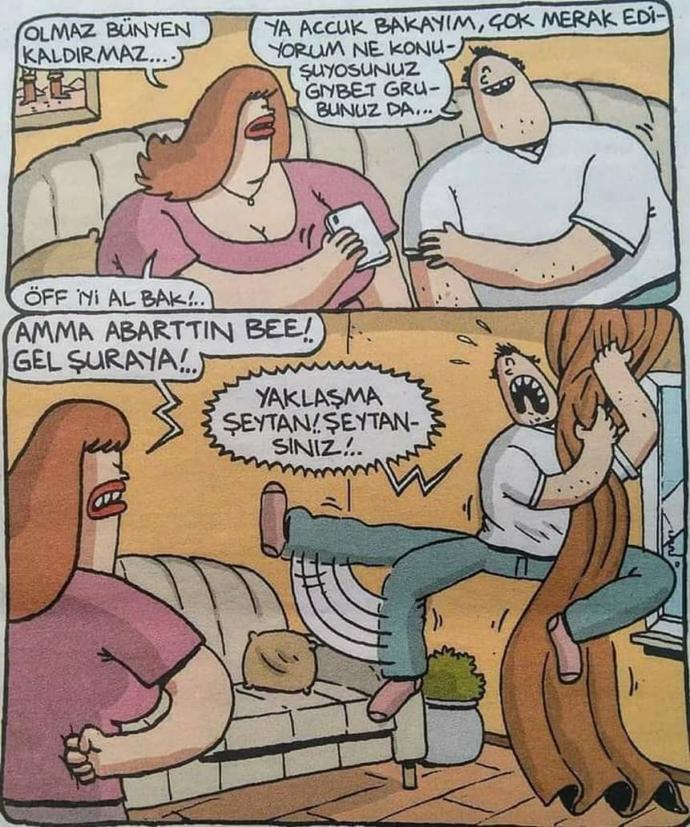 Gıybet dedikodu grubu olan kaç kişi var?