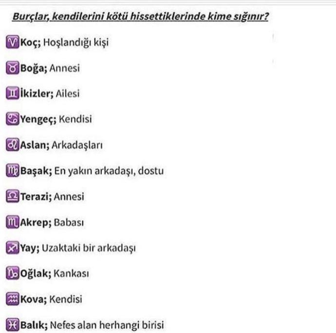Burçlar kendilerini kötü hissettiklerinde kime sığınır?
