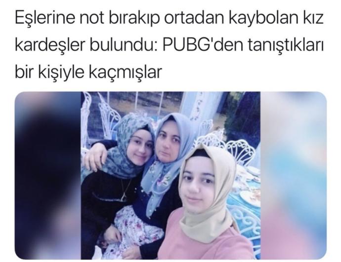 PUBG'de tanıştıkları adama kaçan kız kardeşler geri döndü! Sanal aşkların sonu hep hüsran mı?