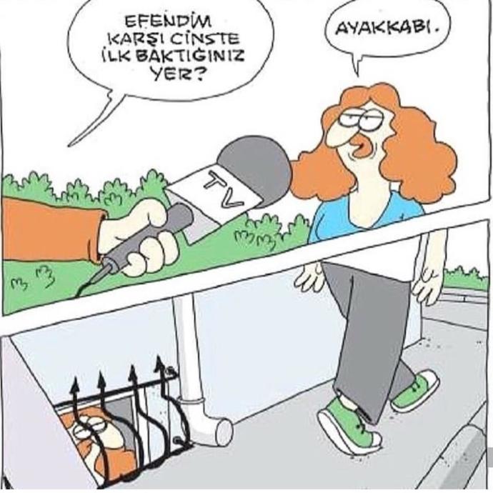 Karşı cinste ilk baktığınız yer?