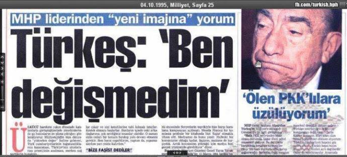 Türkeş vatansever miydi? Ölen teröristlere üzülen biri ne kadar vatansever olabilir?