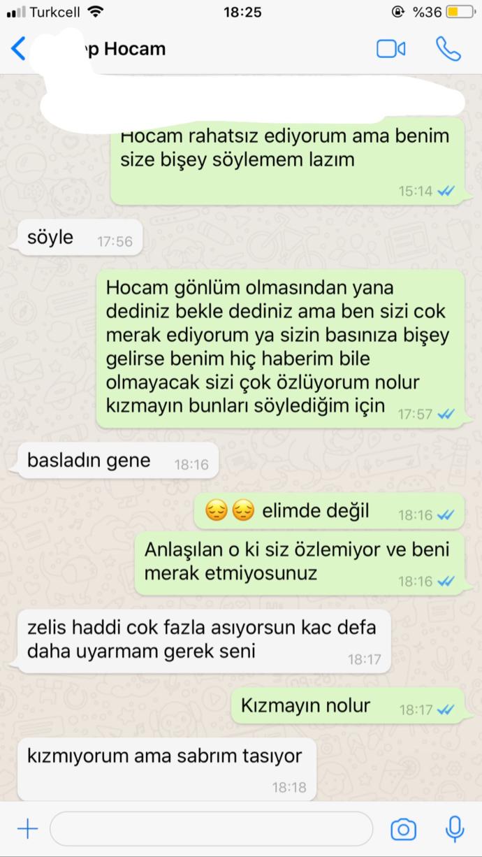 Üniversite Hocam bana çok soğuk sizce neden beni tersliyor?