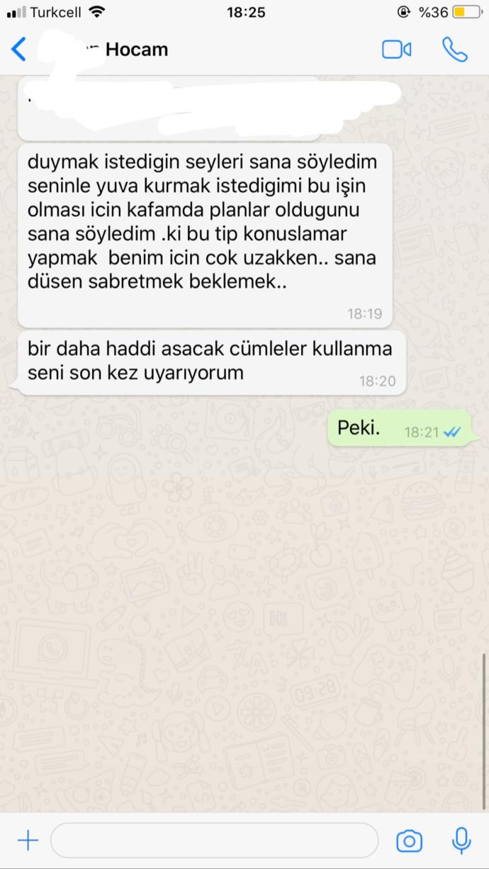 Üniversite Hocam bana çok soğuk sizce neden beni tersliyor?