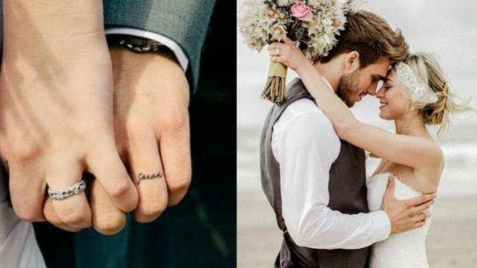 Çiftler nikah yüzüğü yerine dövme yaptırmayı tercih ediyor. Siz alyans yerine dövme tercih eder miydiniz?