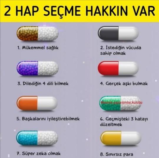 Hayat kurtarıcı iki ilaçınızı secer misiniz?