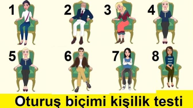 Oturuş biçimi testi: genelde nasıl oturursunuz?